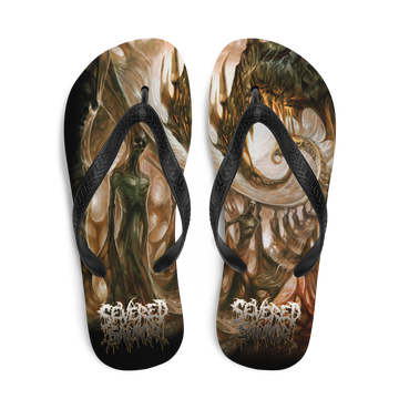 Severed Savior Servile Insurrection Flip Flops