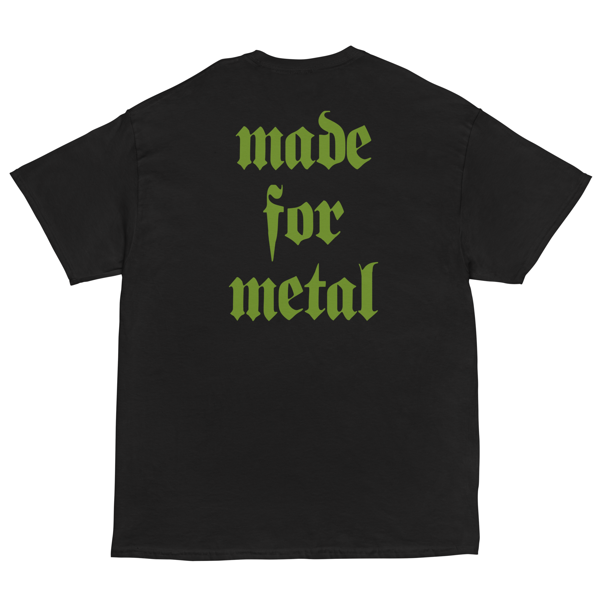 Blakhart Guitars - Made for Metal Olive Drab Short Sleeve T-shirt