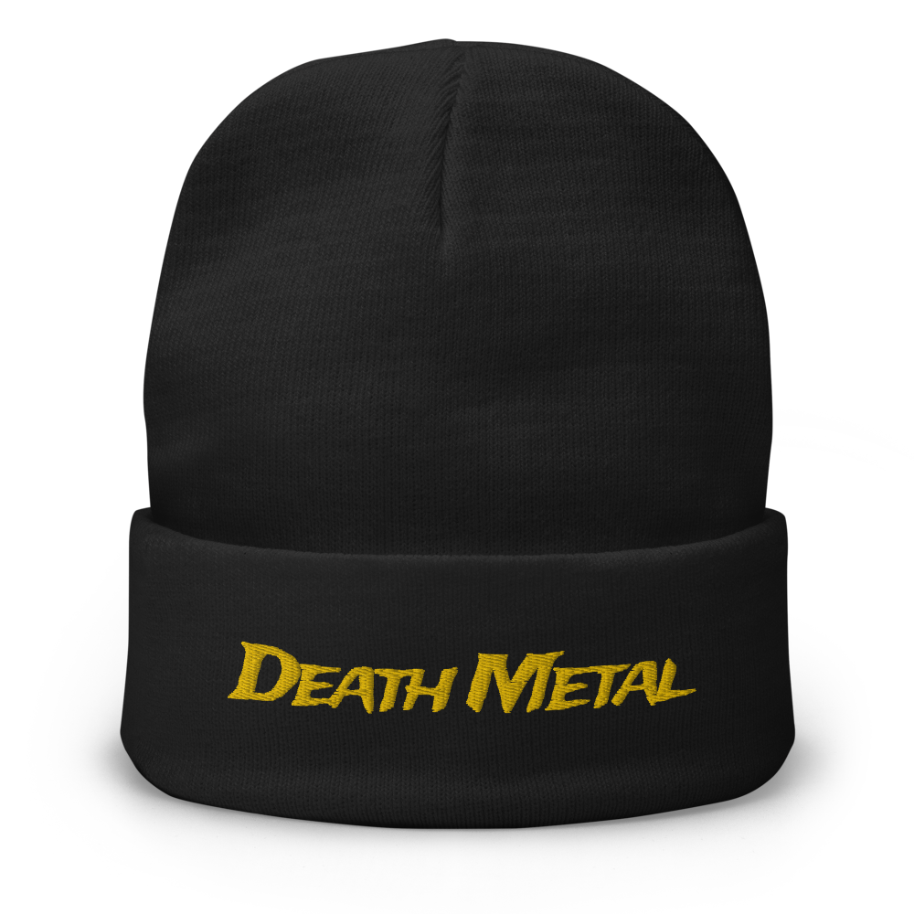 Death Metal Beanie - Gold