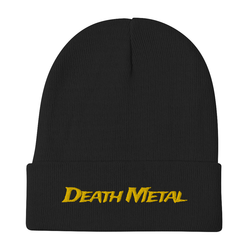 Death Metal Beanie - Gold