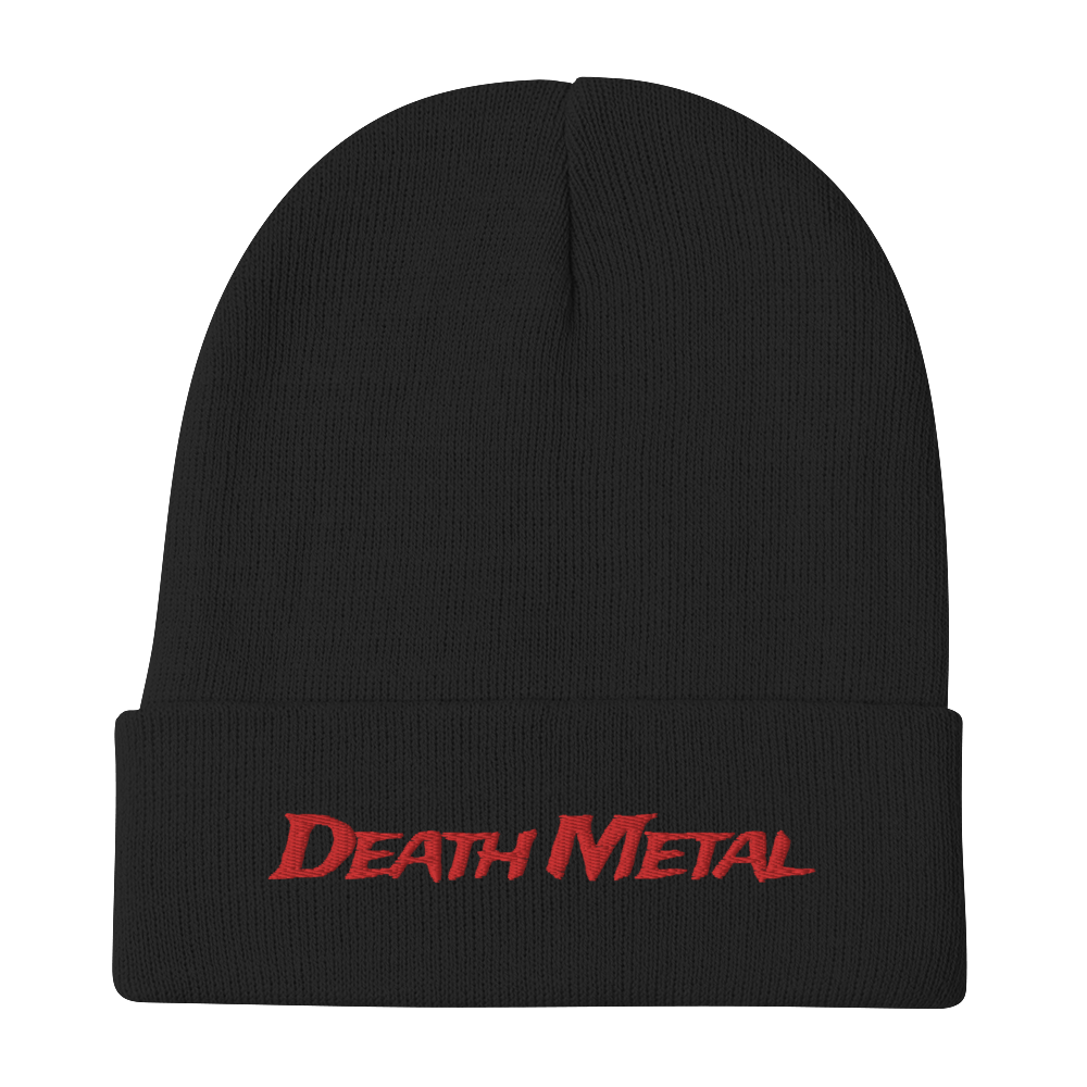Death Metal Beanie - Red