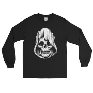 Open image in slideshow, Death Metal Head Long Sleeve Shirt
