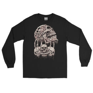 Open image in slideshow, Connected in Death Metal Long Sleeve Shirt
