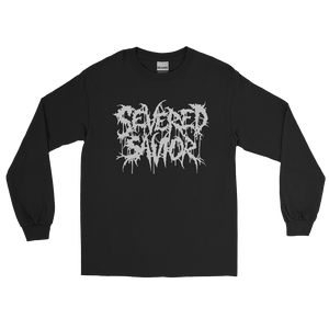 Open image in slideshow, Severed Savior Logo Long Sleeve Shirt - Silver
