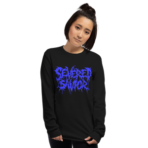 Severed Savior Logo Long Sleeve Shirt - Blue