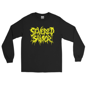 Open image in slideshow, Severed Savior Logo Long Sleeve Shirt - Yellow
