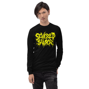 Severed Savior Logo Long Sleeve Shirt - Yellow