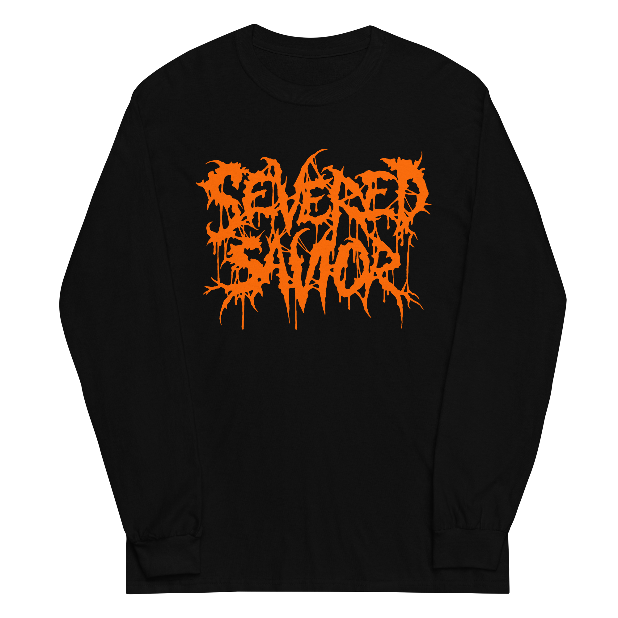 Severed Savior Logo Long Sleeve Shirt - Orange