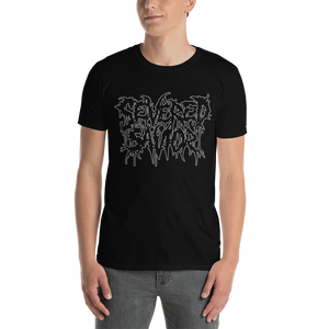Severed Savior Outline Logo Short-Sleeve T-Shirt - Gray