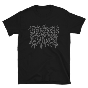 Severed Savior Outline Logo Short-Sleeve T-Shirt - Gray