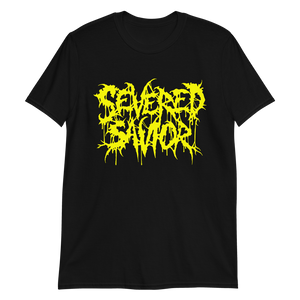 Open image in slideshow, Severed Savior Logo Short-Sleeve T-Shirt - Yellow
