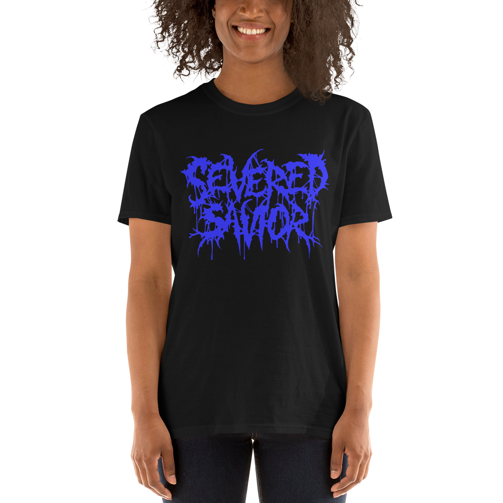 Severed Savior Logo Short-Sleeve T-Shirt - Blue
