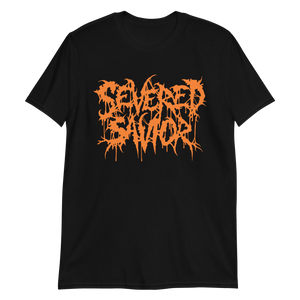 Open image in slideshow, Severed Savior Logo Short-Sleeve T-Shirt - Orange
