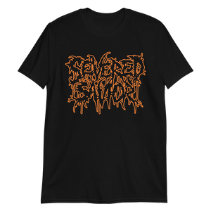 Open image in slideshow, Severed Savior Outline Logo Short-Sleeve T-Shirt - Orange
