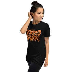 Severed Savior Logo Short-Sleeve T-Shirt - Orange