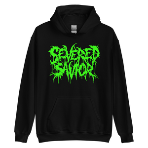 Open image in slideshow, Severed Savior Logo Pullover Hoodie - Green
