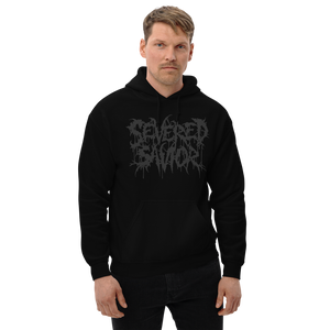 Severed Savior Logo Pullover Hoodie - Black on Black