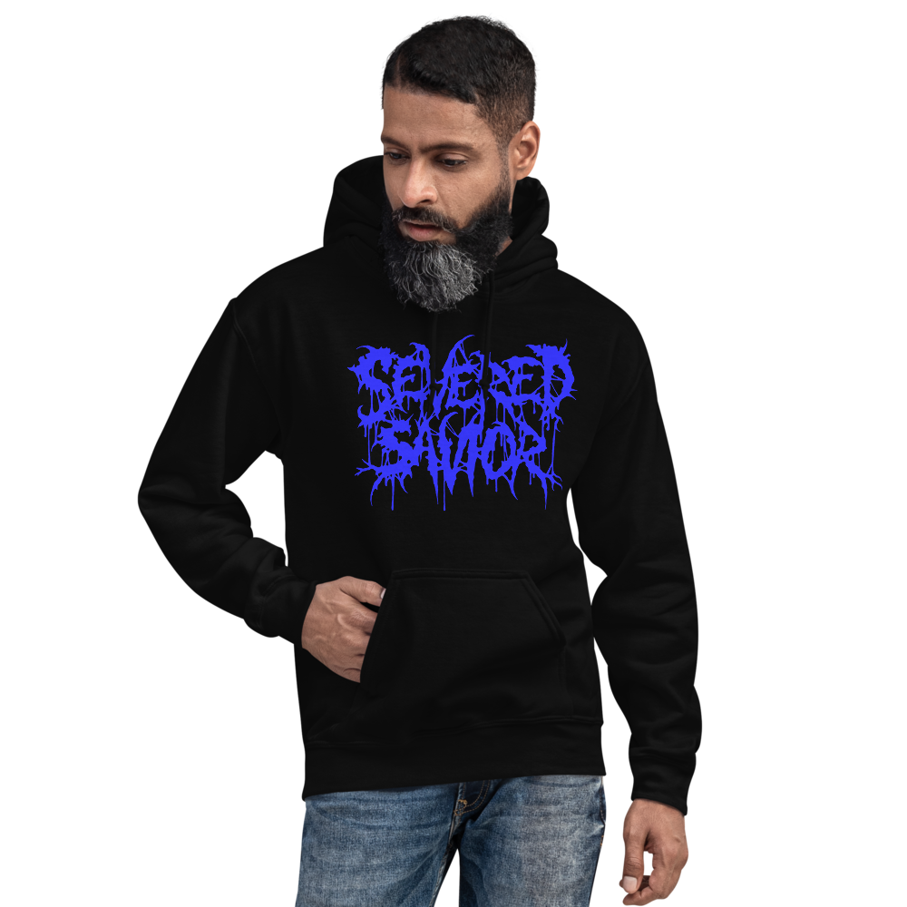 Severed Savior Logo Pullover Hoodie - Blue