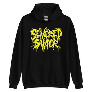 Open image in slideshow, Severed Savior Logo Pullover Hoodie - Yellow

