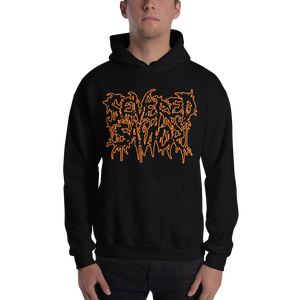 Severed Savior Outline Logo Pullover Hoodie - Orange