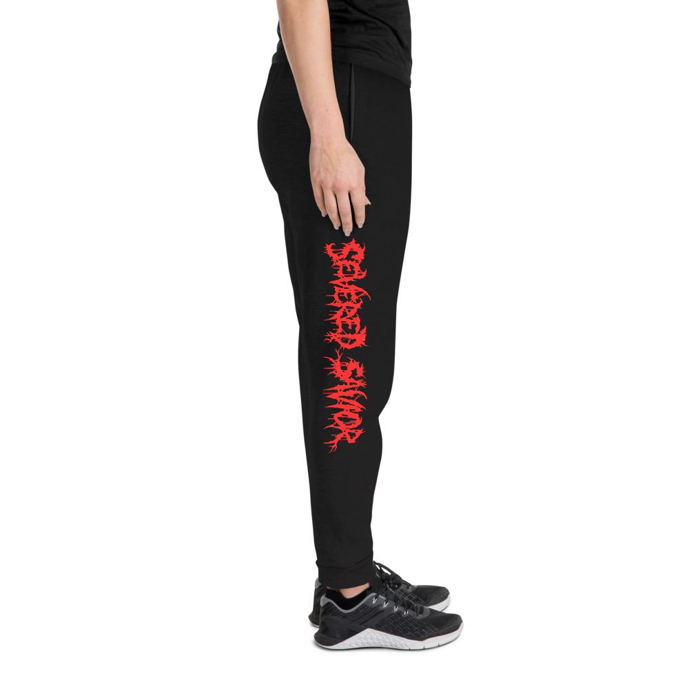 Severed Savior Solid Logo Sweatpants - Red